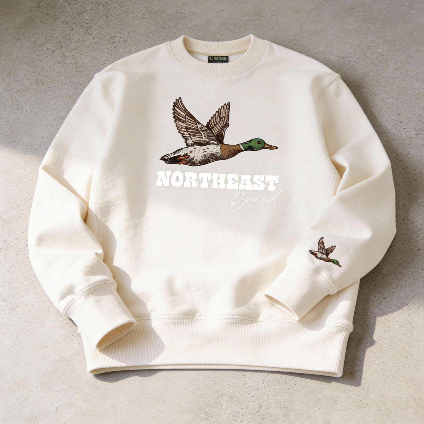 Mallard - Cream Crewneck Sweatshirt