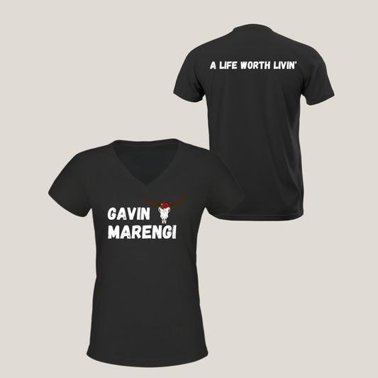 ORIGINAL Gavin Marengi A Life Worth Livin' V-Neck